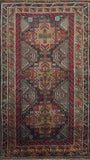 Traditional Persian Hand Knotted Wool Area Rug - 3' 5" X 6' - Golden Nile