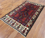 Traditional Hand Knotted 4 X 6 Persian Area Rug - Golden Nile