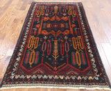 4 X 7 Tribal Persian Traditional Wool Area Rug - Golden Nile