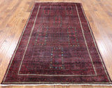 Persian 4 X 8 Balouch Oriental Wool Rug - Golden Nile