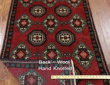 3 X 6 Traditional Oriental Handmade Persian Area Rug - Golden Nile