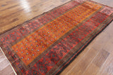 4 X 9 Oriental Persian Baluch Wool Area Rug - Golden Nile