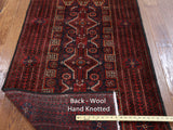 Persian 3 X 6 Oriental Balouch Wool Area Rug - Golden Nile