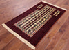 Persian Balouch Handmade Wool Area Rug - 3' 2" X 5' 3" - Golden Nile