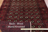 Wool On Wool 5 X 8 Bokhara Persian Area Rug - Golden Nile
