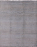 Grey Savannah Grass Handmade Wool & Silk Rug - 8' 2" X 10' 1" - Golden Nile