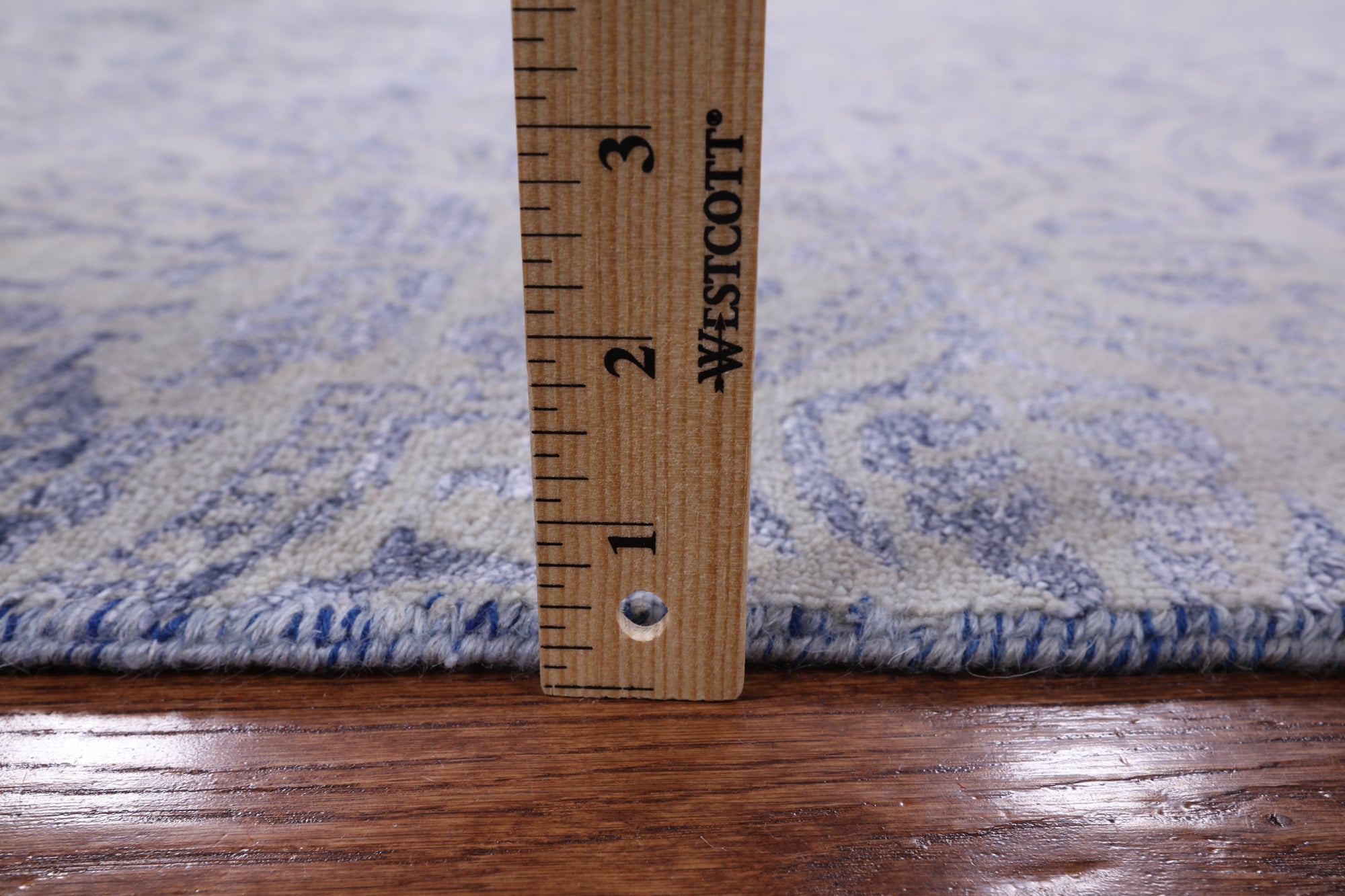 Modern Hand Knotted Wool & Silk Area Rug - 8' 1" X 10' 3" - Golden Nile