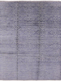 Modern Hand Knotted Wool & Silk Area Rug - 8' 1" X 10' 3" - Golden Nile