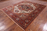 Hand Knotted Heriz Oriental Rug 8 X 10 - Golden Nile