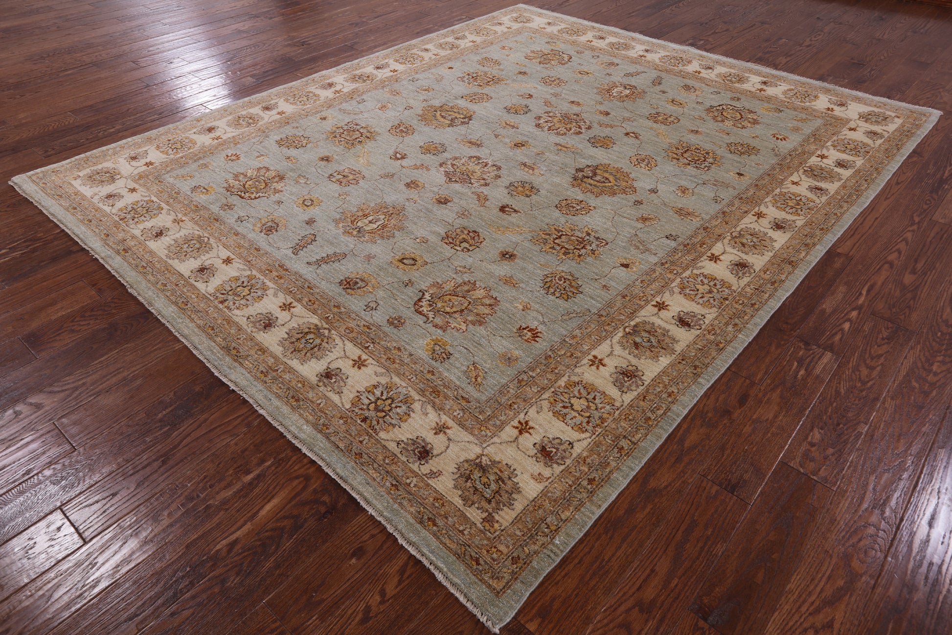 Peshawar Handmade Area Rug - 8' 2" X 10' 1" - Golden Nile