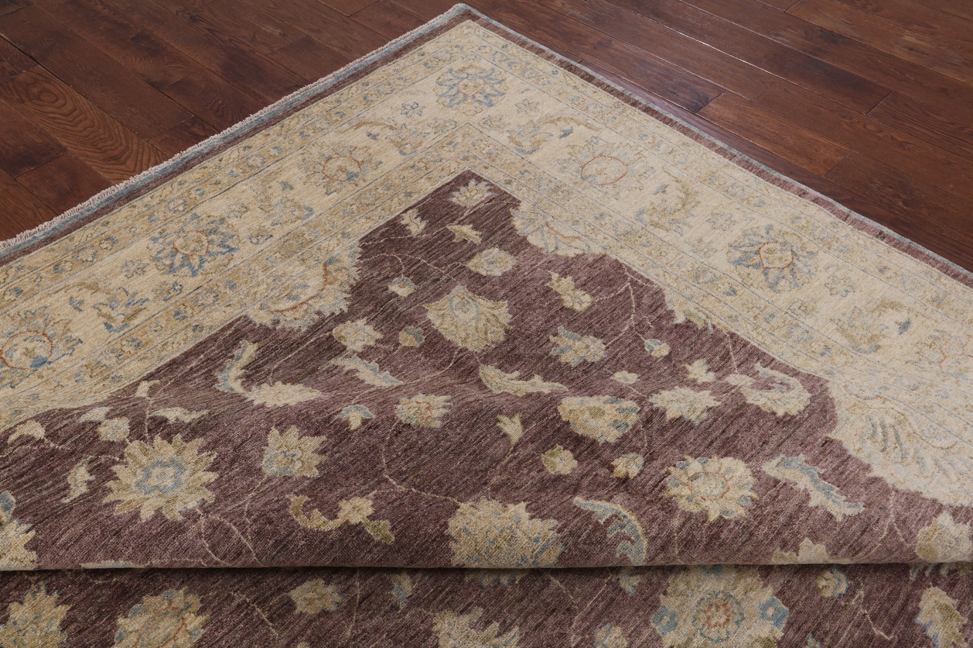 Turkish Oushak Hand Knotted Area Rug - 9' 1" X 12' 3" - Golden Nile