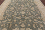 Chobi Peshawar Handmade Wool Area Rug - 8' 10" X 11' 2" - Golden Nile