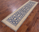 Turkish Oushak Handmade Wool Runner Rug - 2' 9" X 10' 0" - Golden Nile