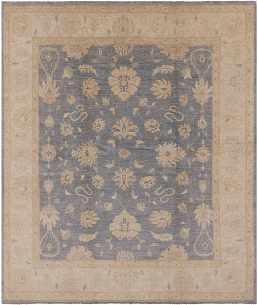 Turkish Oushak Handmade Area Rug - 8' 1" X 9' 4" - Golden Nile