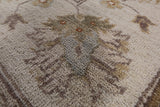 Oriental Oushak Wool Area Rug - 6' 2" X 8' 3" - Golden Nile