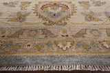 Oushak Handmade Area Rug - 8' 1" X 9' 10" - Golden Nile