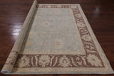 Turkish Oushak Hand Knotted Area Rug - 8' 5" X 9' 10" - Golden Nile