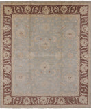 Turkish Oushak Hand Knotted Area Rug - 8' 5" X 9' 10" - Golden Nile