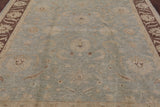 Turkish Oushak Hand Knotted Area Rug - 8' 5" X 9' 10" - Golden Nile