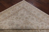 Ivory Peshawar Hand Knotted Area Rug - 8' 2" X 10' 0" - Golden Nile