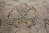 Ivory Peshawar Hand Knotted Area Rug - 8' 2" X 10' 0" - Golden Nile