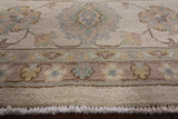 Ivory Peshawar Hand Knotted Area Rug - 8' 2" X 10' 0" - Golden Nile