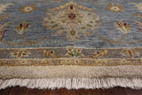 Ivory Peshawar Handmade Area Rug - 7' 8" X 9' 9" - Golden Nile