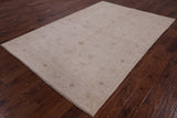 Peshawar Handmade Wool Rug - 5' 10" X 8' 8" - Golden Nile