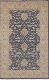 Peshawar Handmade Wool Rug - 5' 1" X 8' 1" - Golden Nile
