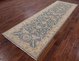 Peshawar Handmade Wool Runner Rug - 3' 10" X 11' 7" - Golden Nile