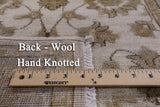 Ivory Chobi Peshawar Handmade Runner - 2' 7" X 9' 9" - Golden Nile