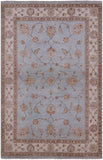 Peshawar Handmade Wool Area Rug - 4' 1" X 6' 3" - Golden Nile