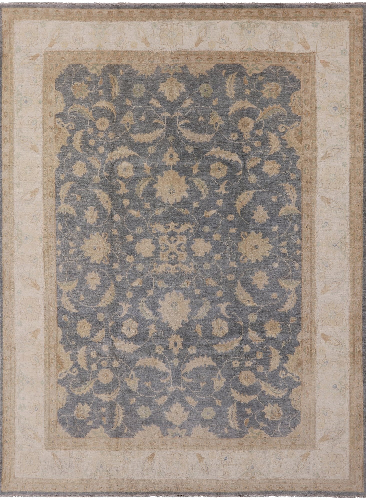 Peshawar Hand Knotted Area Rug - 9' 1" X 12' 1" - Golden Nile