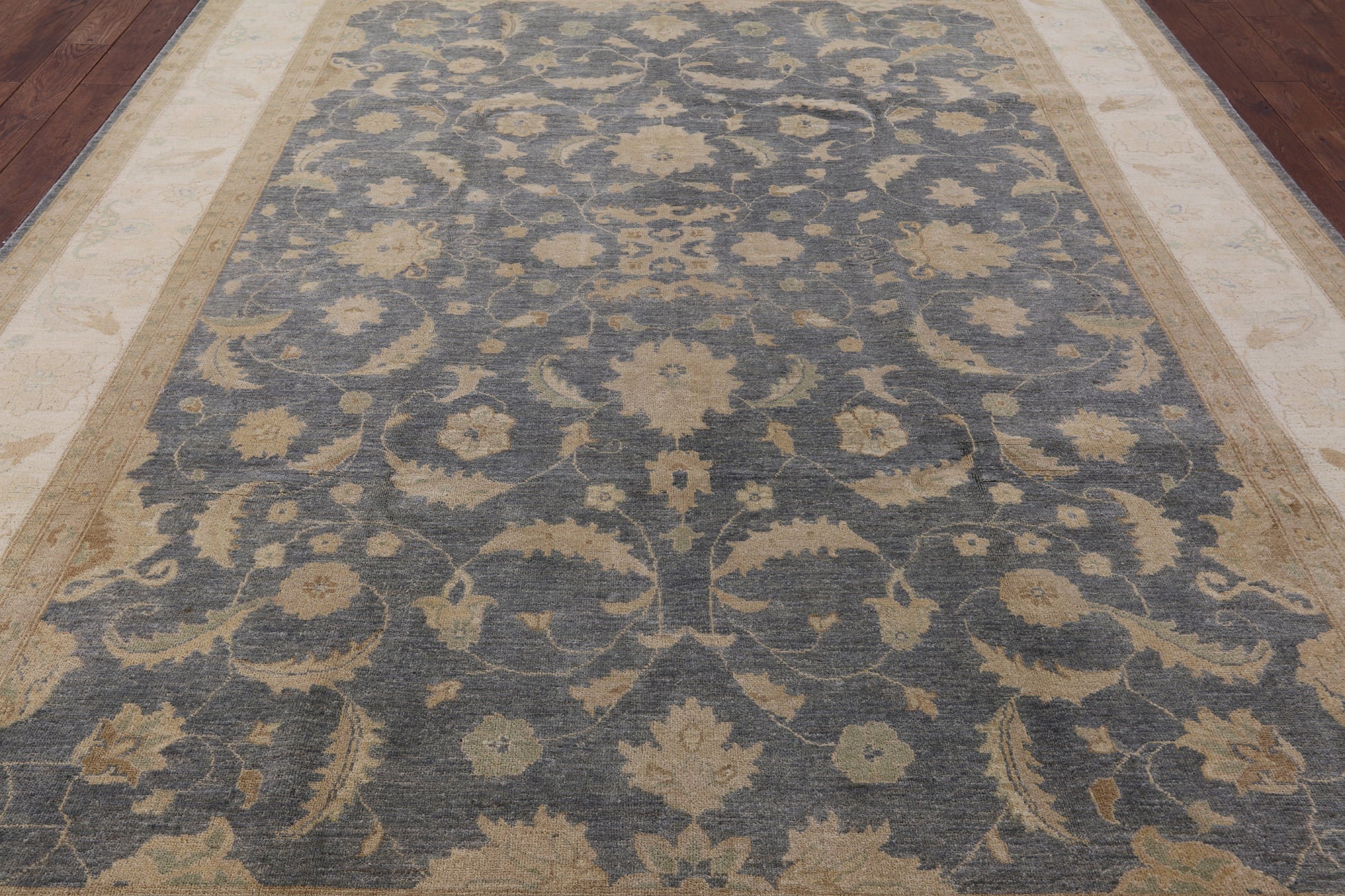 Peshawar Hand Knotted Area Rug - 9' 1" X 12' 1" - Golden Nile
