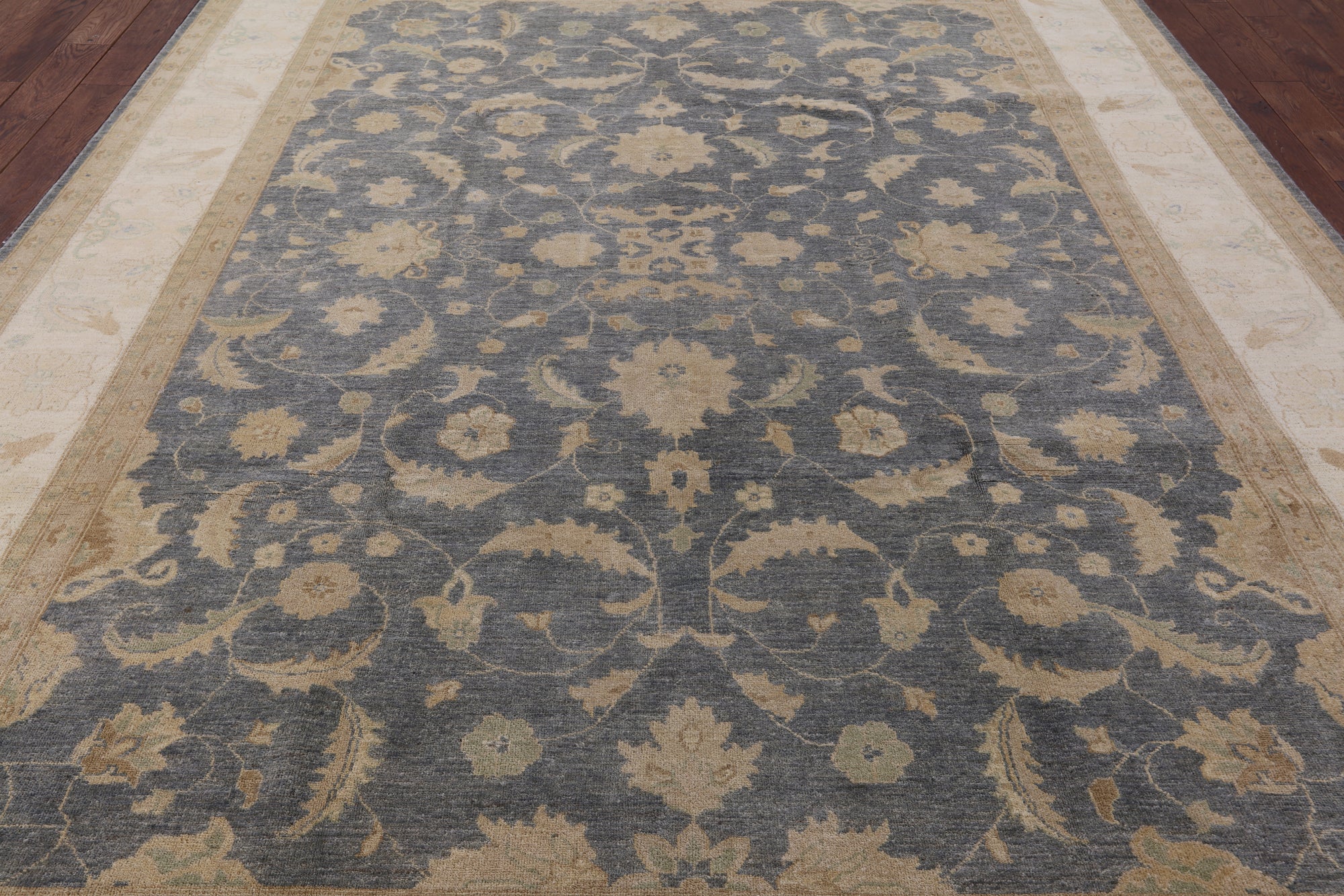 Peshawar Hand Knotted Area Rug - 9' 1" X 12' 1" - Golden Nile