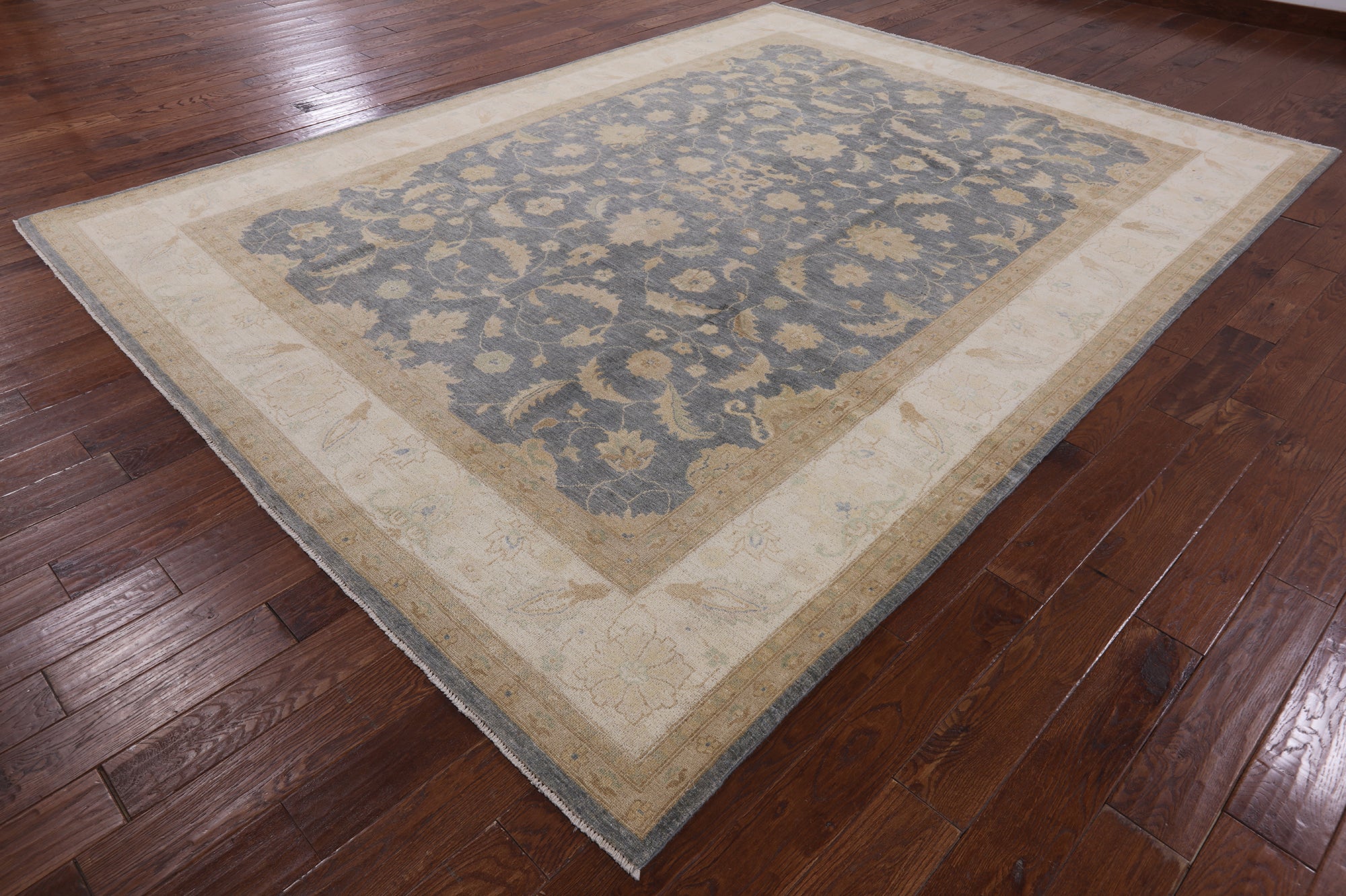 Peshawar Hand Knotted Area Rug - 9' 1" X 12' 1" - Golden Nile