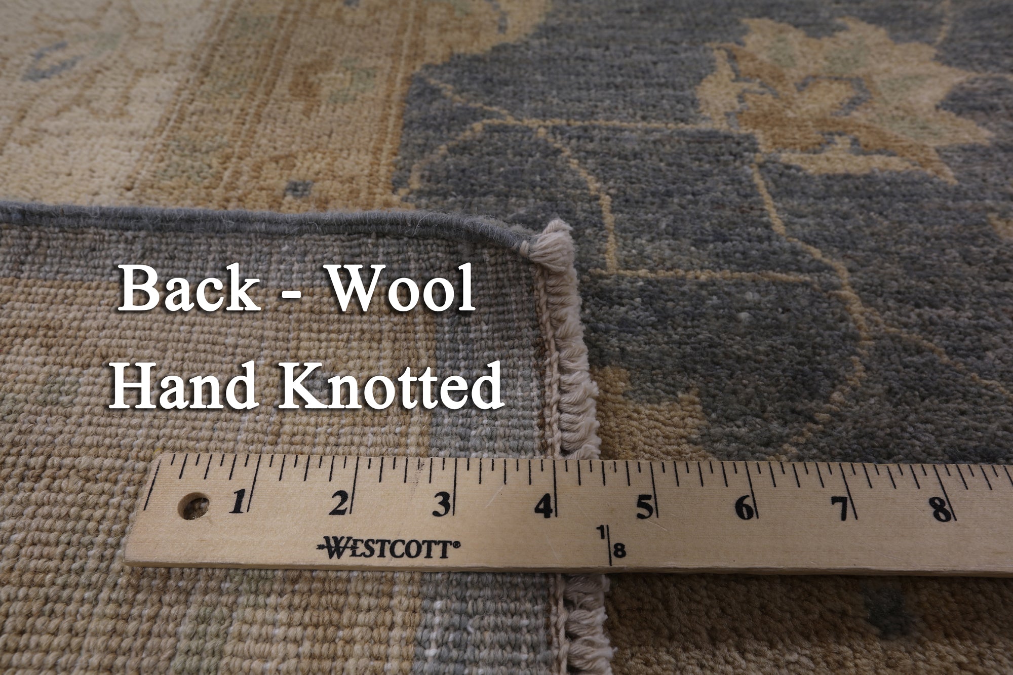 Peshawar Hand Knotted Area Rug - 9' 1" X 12' 1" - Golden Nile