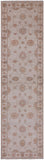 Ivory Peshawar Hand Knotted Wool Runner Rug - 2' 7" X 9' 10" - Golden Nile