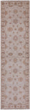 Ivory Peshawar Hand Knotted Wool Runner Rug - 2' 7" X 9' 10" - Golden Nile