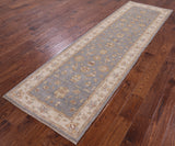 Turkish Oushak Handmade Wool Runner Rug - 2' 9" X 9' 9" - Golden Nile