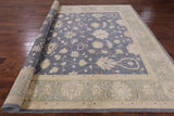 Turkish Oushak Wool Hand Knotted Area Rug - 9' 0" X 11' 10" - Golden Nile