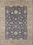 Turkish Oushak Wool Hand Knotted Area Rug - 9' 0" X 11' 10" - Golden Nile