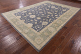 Turkish Oushak Wool Hand Knotted Area Rug - 9' 0" X 11' 10" - Golden Nile