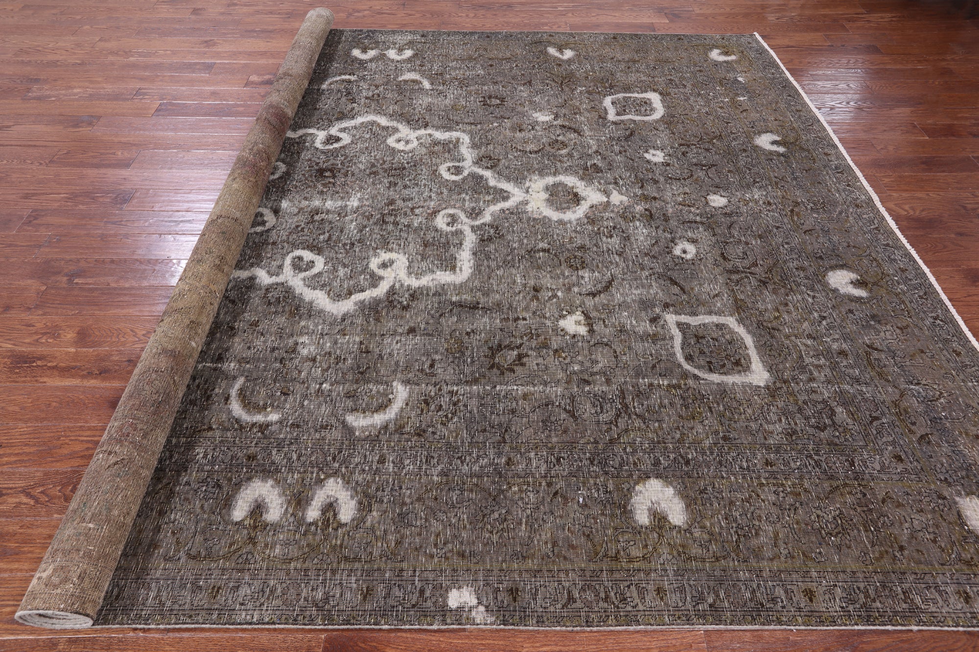 Persian Overdyed Hand Knotted Wool Rug - 9' 7" X 12' 6" - Golden Nile