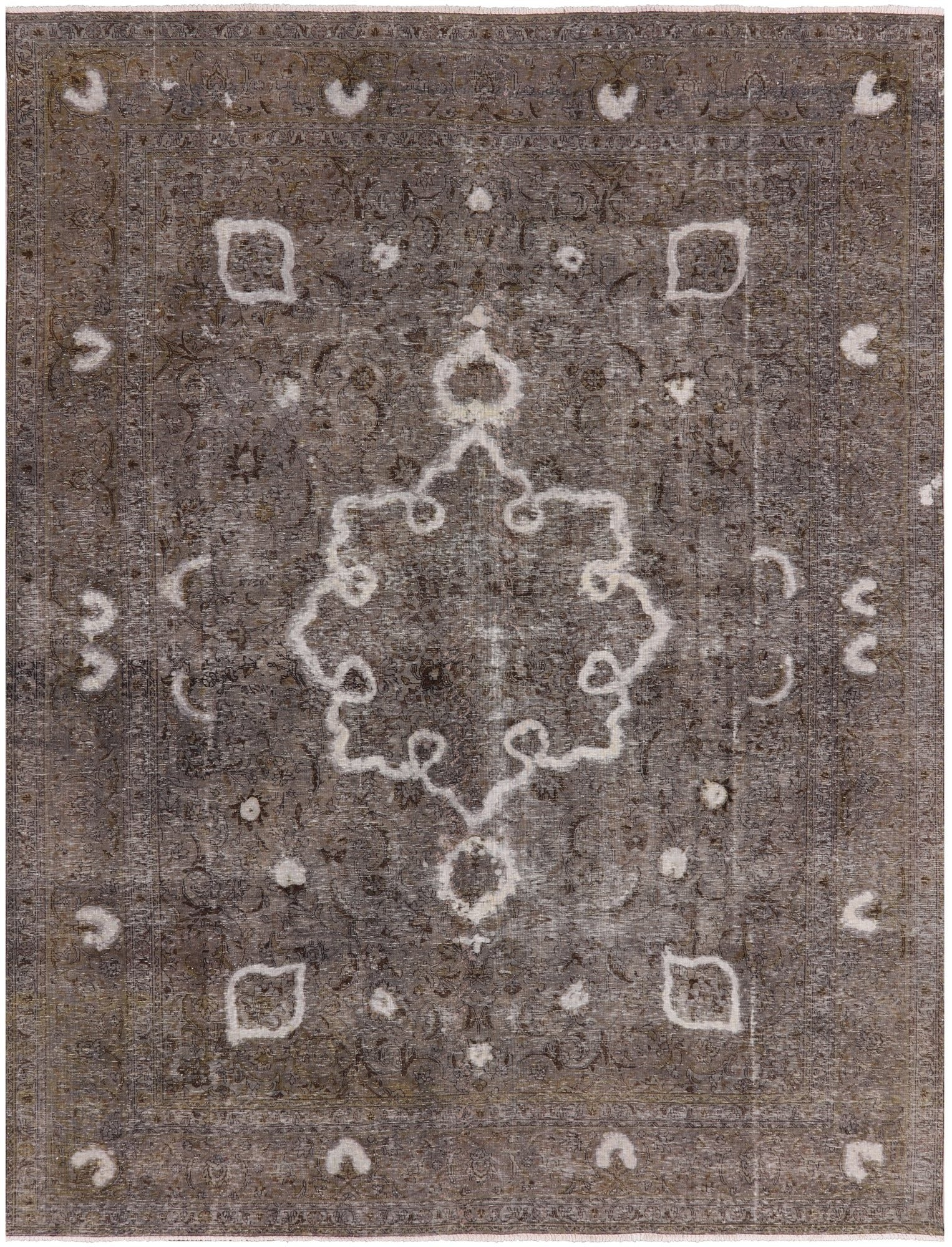 Persian Overdyed Hand Knotted Wool Rug - 9' 7" X 12' 6" - Golden Nile