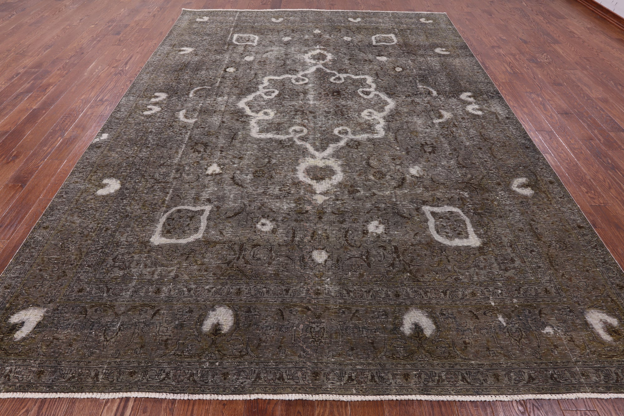 Persian Overdyed Hand Knotted Wool Rug - 9' 7" X 12' 6" - Golden Nile