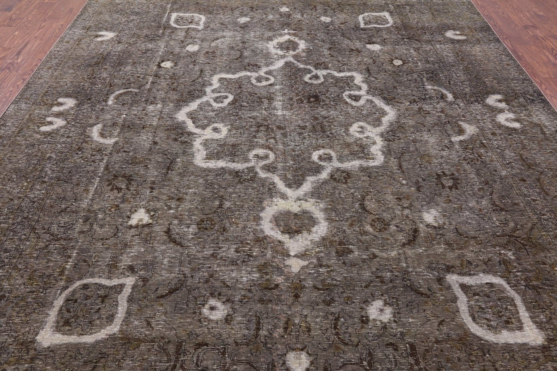 Persian Overdyed Hand Knotted Wool Rug - 9' 7" X 12' 6" - Golden Nile