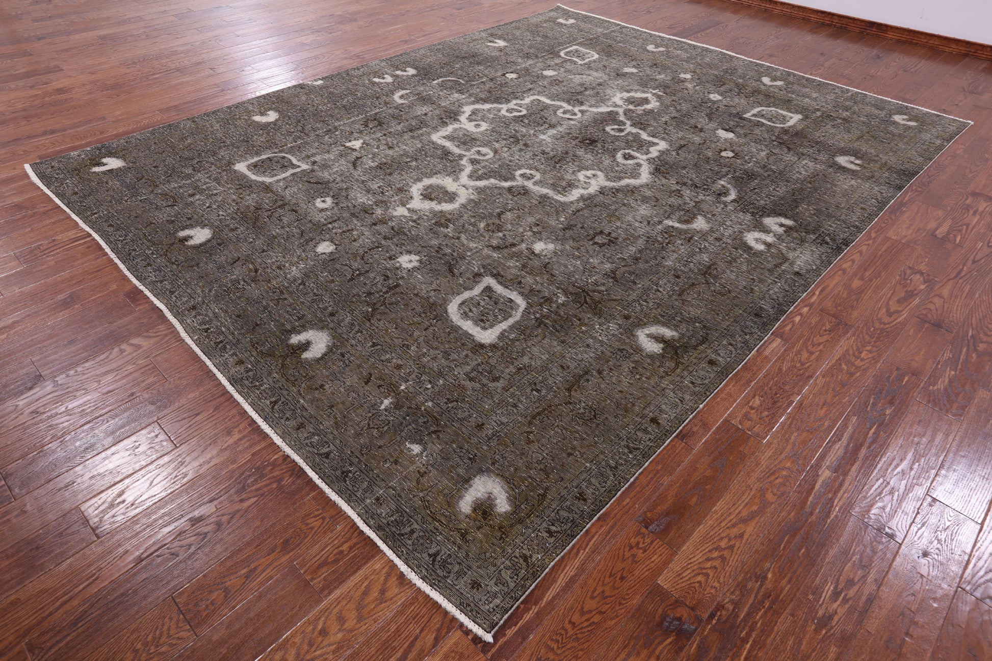 Persian Overdyed Hand Knotted Wool Rug - 9' 7" X 12' 6" - Golden Nile