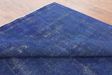 10 x 13 Blue Overdyed Oriental Rug - Golden Nile