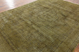 8 x 11 Persian Tabriz Overdyed Rug - Golden Nile